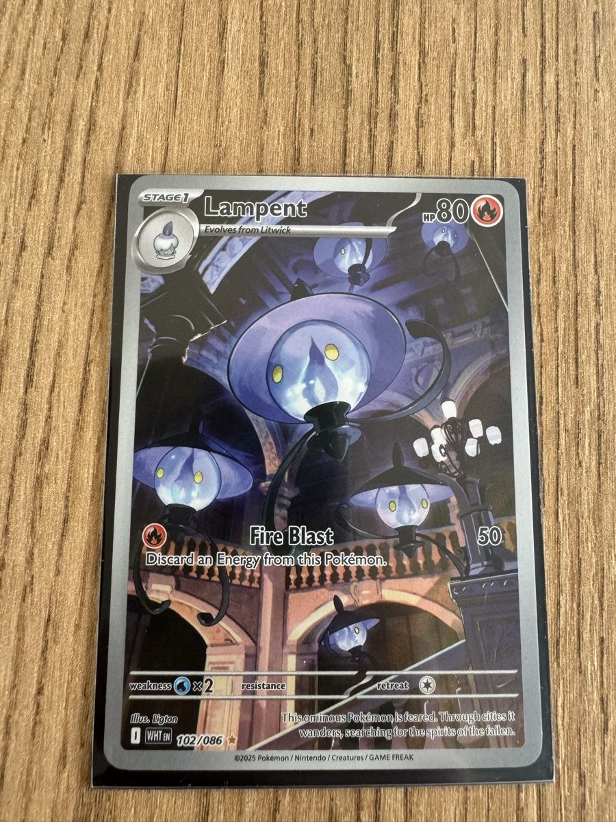 Pokémon Carte collezionabili: Lampent 102/086  – Usato da Bellinzona venduto da Yanpa