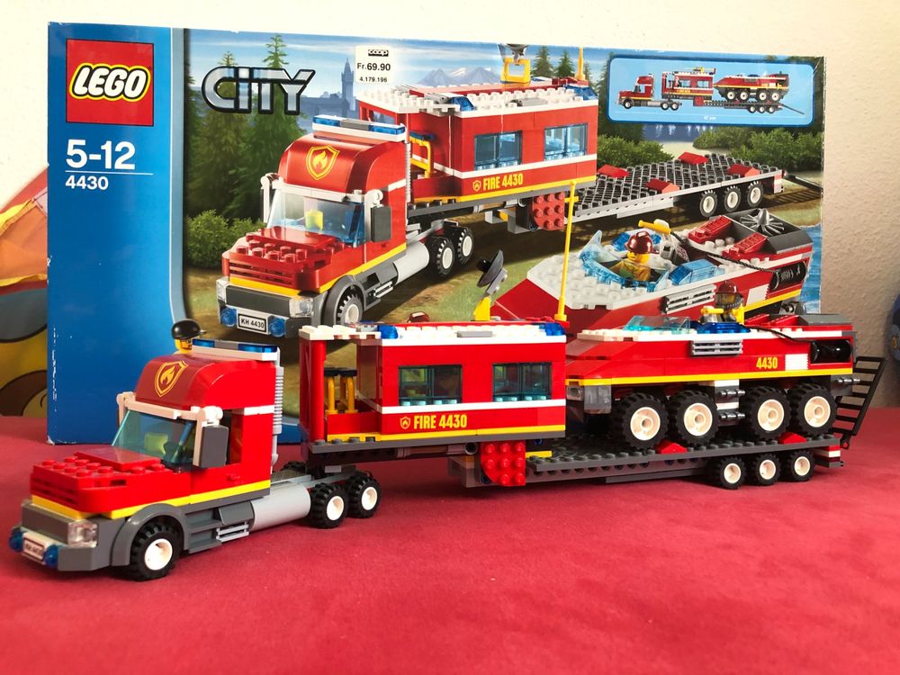 Lego Giocattoli: Lego 4430 Feuerwehr Einsatzzentrale mit Löschfahrzeug – Usato da Binningen venduto da Blume184