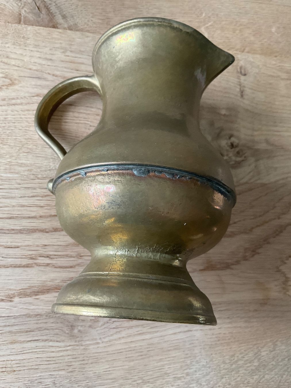 Caraffe: Krug aus Messing, Vintage für Deko oder Vase – Usato da Uhwiesen venduto da cinnaj 5