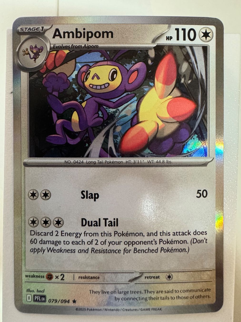 Pokémon Sammelbilder & Trading cards: Ambipom | Reverse Holo | 079/094 | Pokémon TCG – Neu (gemäss Beschreibung) aus Bassersdorf von ero_9zp9