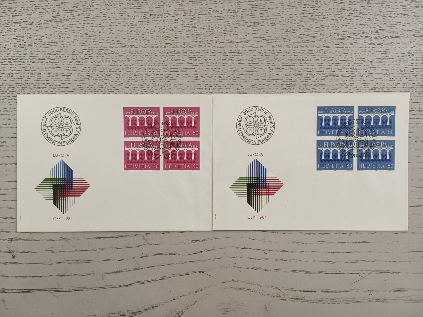 Tutti i francobolli: 1984 FDC Europamarken Viererblocks – Nuovo (secondo la descrizione) da Dübendorf venduto da goeggi79