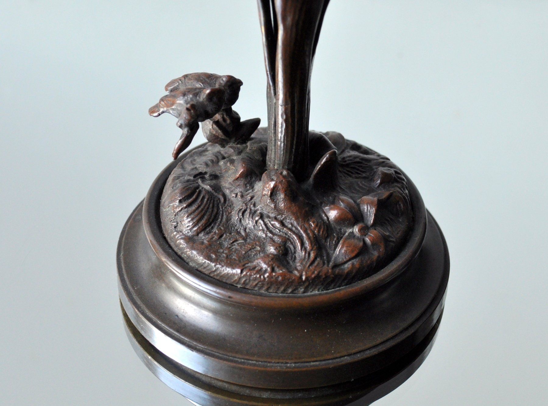 Vasi & Recipienti: Jugendstil Ziervase mit Bronzefuss – Usato da Brunnen venduto da brocundfloh 3