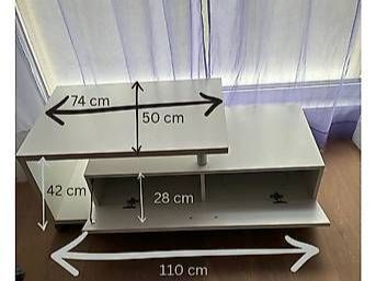 Meubles TV: Kleines Sideboard weiss – D'occasion à Eschenbach SG par Gadae 1