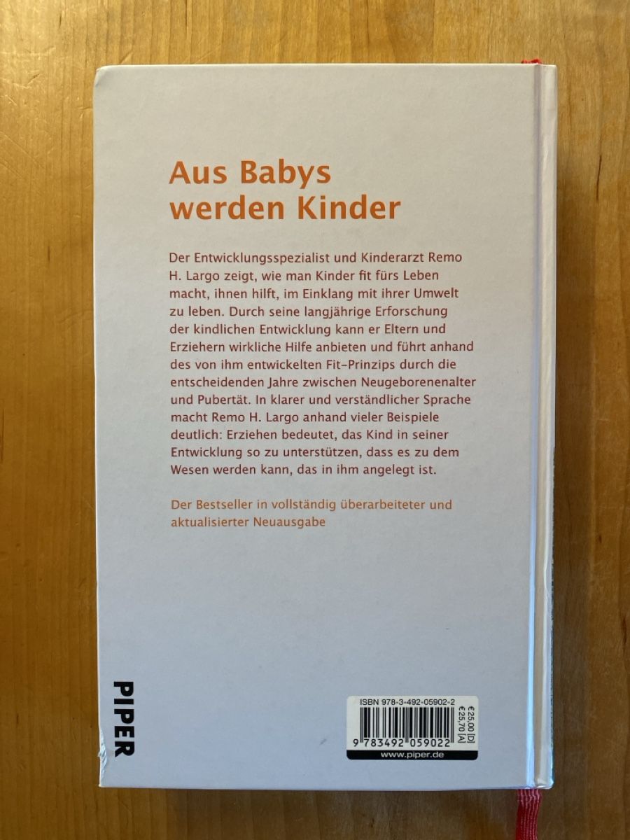 Libri: Kinderjahre, Remo Largo – Usato da Ebikon venduto da reb_9jkj 1