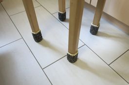 Stuhlsocken / 1 Set = 4 Stück / gehäkelt
