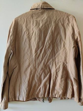 Damen Jacke Gr. 46 beige/braun