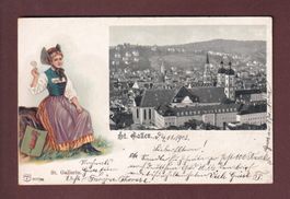 ST. GALLEN - St. Gallerin - 1902 Präge