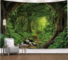 Wandbehang Wald 150cm x 130cm