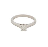 Cartier Solitaire 1895 Ring Pt950 0.28 ct Sehr guter Zustand