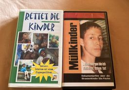 2 Videokassetten VHS über Strassenkinder Brasilien