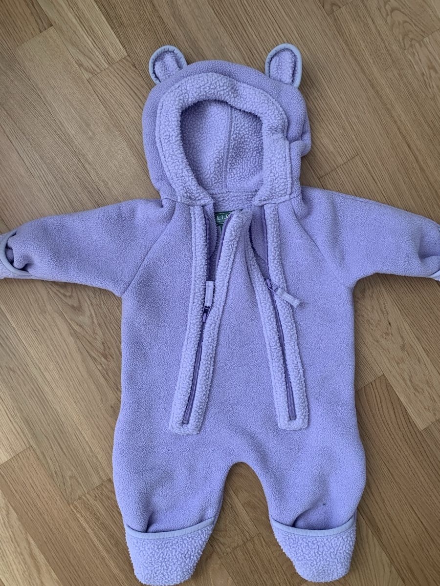 Completi: Fleece Overall, lila, Gr. 3-6 Mt. – Usato da Unterägeri venduto da Globi8634