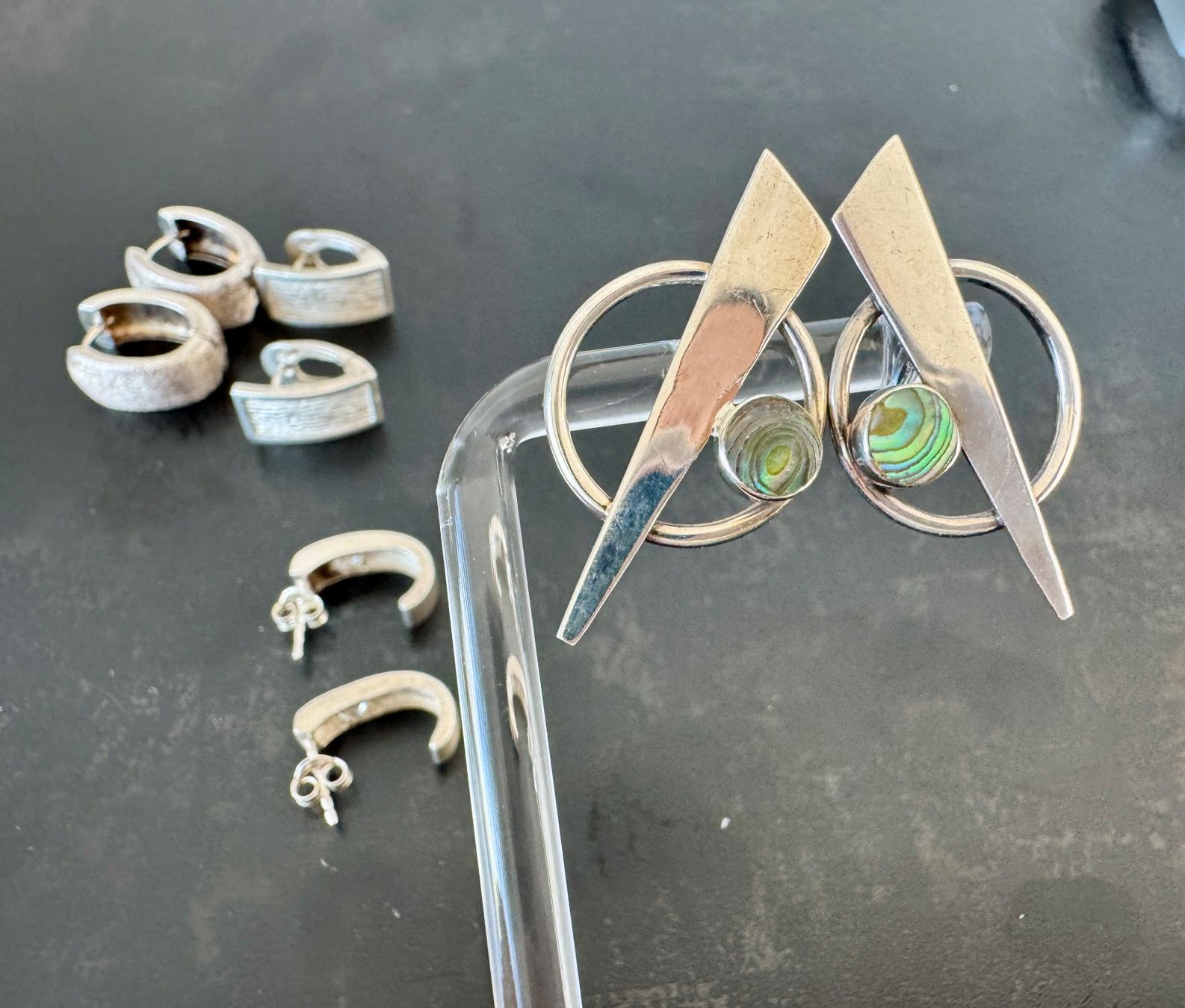 Altri gioielli: Sterling Ohrringe/Ohrstecker 4 Paar – Usato da Egg b. Zürich venduto da chantilly-lace 1