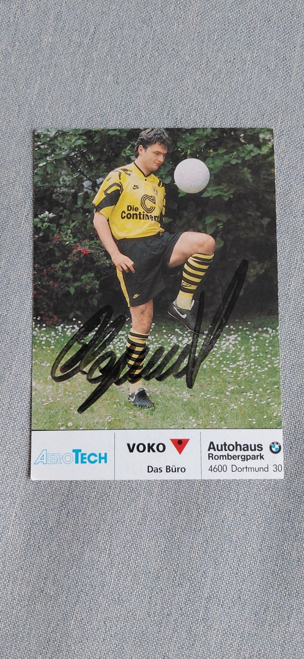 Autogramme: Autogrammkarte Stephane  Chapuisat – Gebraucht aus Schmerikon von Olympia04