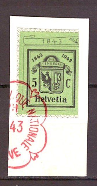 Alle Briefmarken: # 69 --- BLOCKAUSSCHNITT – Gebraucht aus Dübendorf von Piero2
