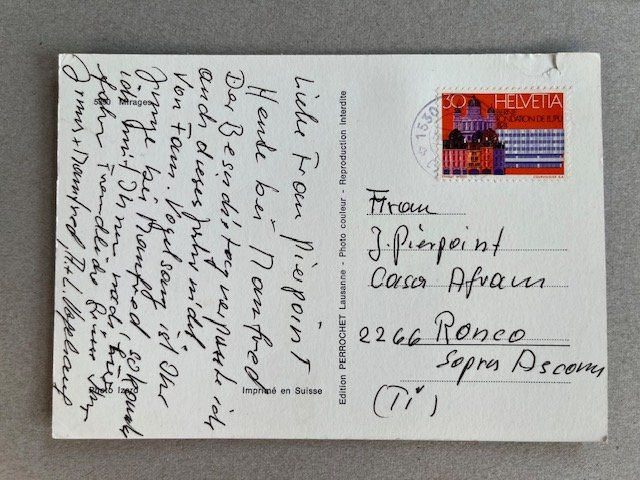 Ansichtskarten: Postkarte alt, Mirages – Gebraucht aus Niederwil AG von dahu75 1