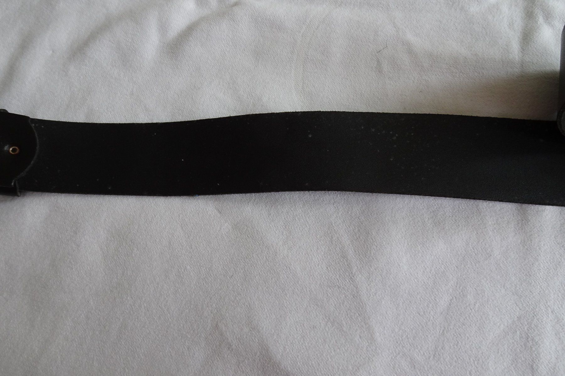 Cinture: schwarzer Gürtel 5 cm breit mit Schnalle – Usato da Strengelbach venduto da schmetterling20 3