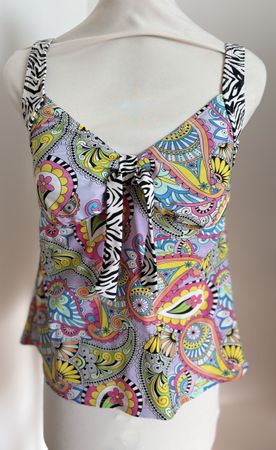 Tankini bikini top 40 bunte sommerliche Farben 