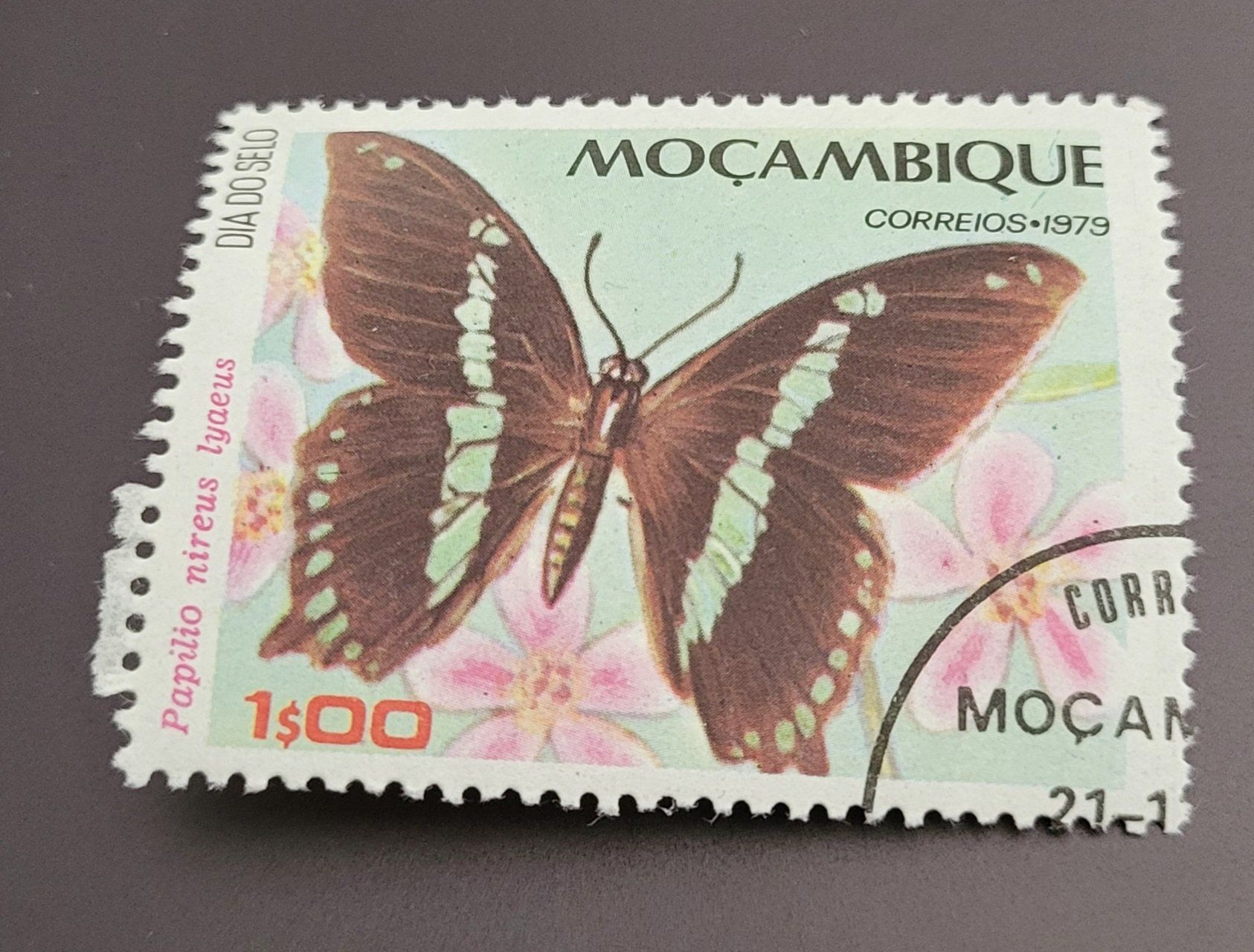 Tutti i francobolli: Mosambik 1979 Schmetterlingen – Usato da St Gallen venduto da Stampsalshobby