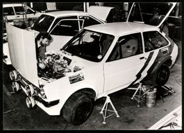 Fotografie Auto Ford Fiesta, Rallye Renn