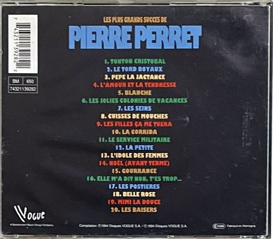 CDs: Pierre Perret -Les plus grands succès – Gebraucht aus Savagnier von Ne2065 1