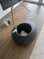 Pflanzgefäss rund anthrazit neu