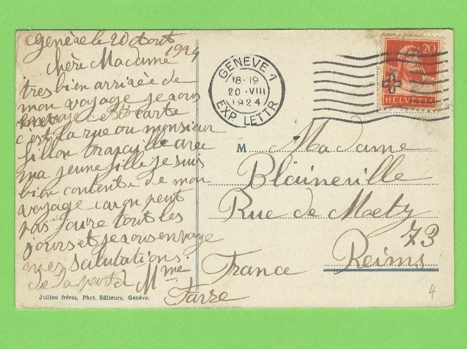 Cartoline postali: Geneve - Rue de la Corraterie – Usato da Zürich venduto da t24_de 1