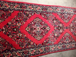 Saruq; echter Perserteppich 700x80cm, neu