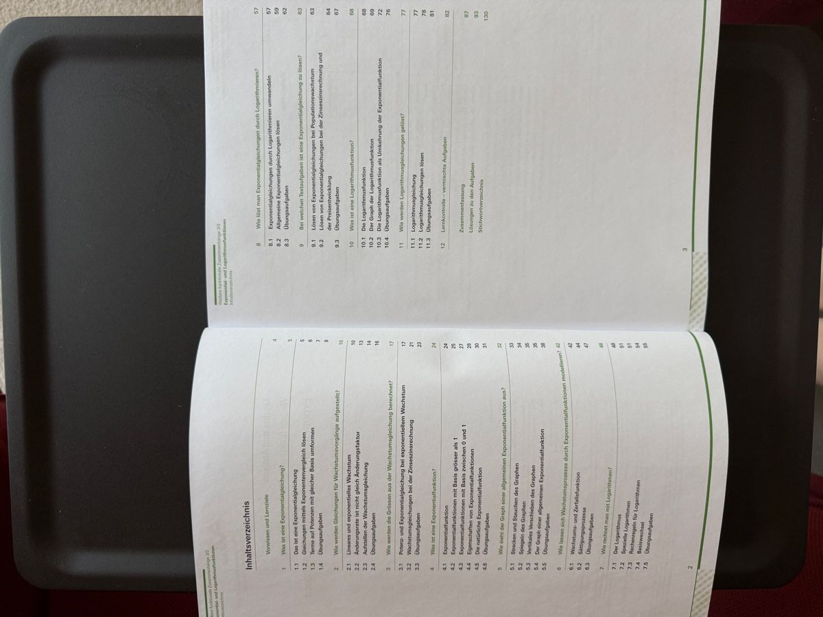 Libri: Lehrbuch Algebra und Analysis Exponential- und Logarithmusfu – Nuovo (secondo la descrizione) da Uerikon venduto da Fashion_seller 1