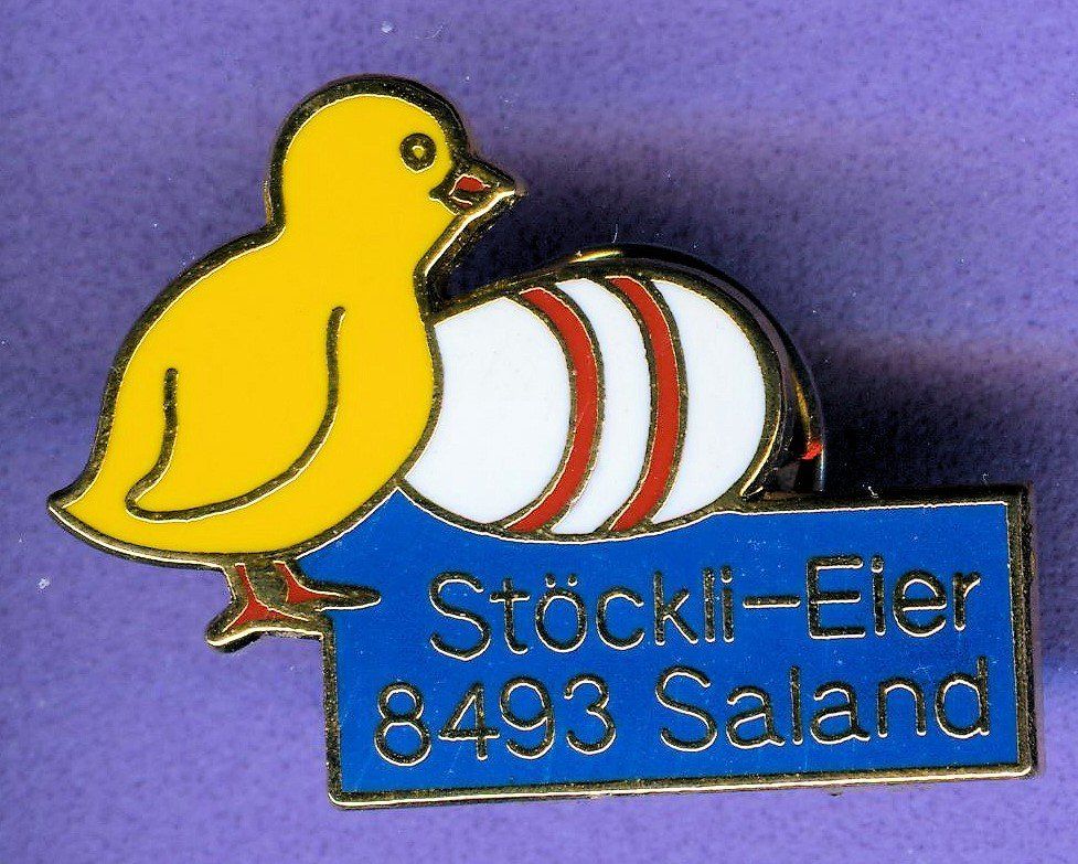 Plaketten & Abzeichen: Stöckli-Eier   Saland – Gebraucht aus Winterthur von Sammleroase