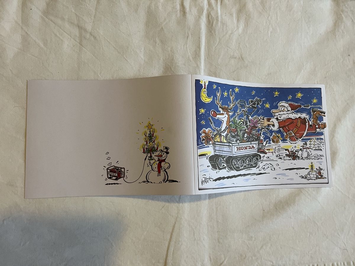 Cartoline: Honda Weinachtskarte Vintage – Nuovo (secondo la descrizione) da bretzwil venduto da nightflasher