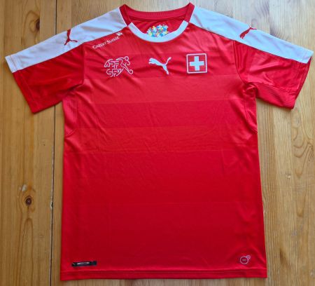 Trikot Schweiz Gr. S Puma Schwizer Nati Fussball Suisse