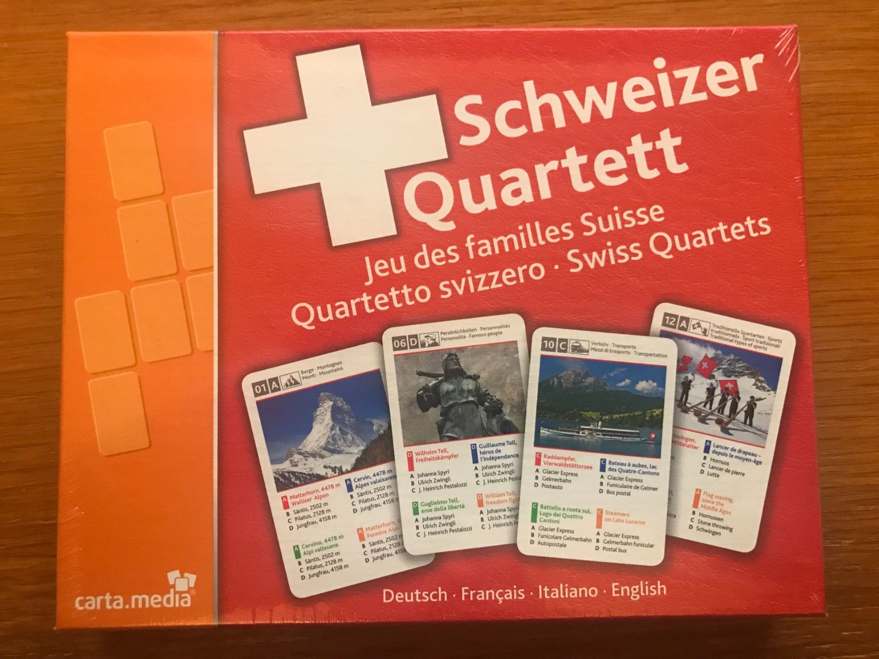 Jeux: Spiel Schweizer Quartett – Neuf avec emballage d'origine à Luzern par mey_s13