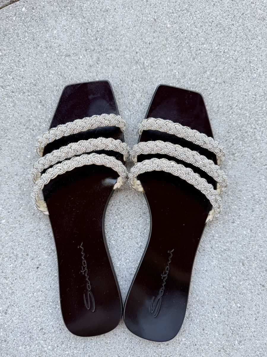 Santoni Scarpe da donna: Santoni Sandals Embellished Straps Size 40 EU – Usato da Kilchberg ZH venduto da san_hs8y