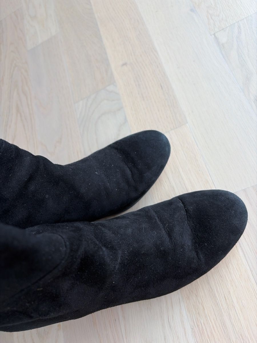 Stuart Weitzman Damenschuhe: Stuart Weitzman Stiefel schwarz Blockabsatz Grösse 38 – Gebraucht aus Au ZH von eac_gm25 1