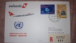 Swissair Zürich - Boston 25.03.1983