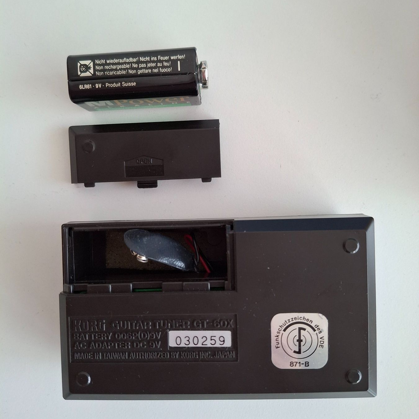 Radiocomunicazione: Korg GT-60X Guitar Tuner, Stimmgerät – Usato da Hochdorf venduto da wrz_6x2d 7