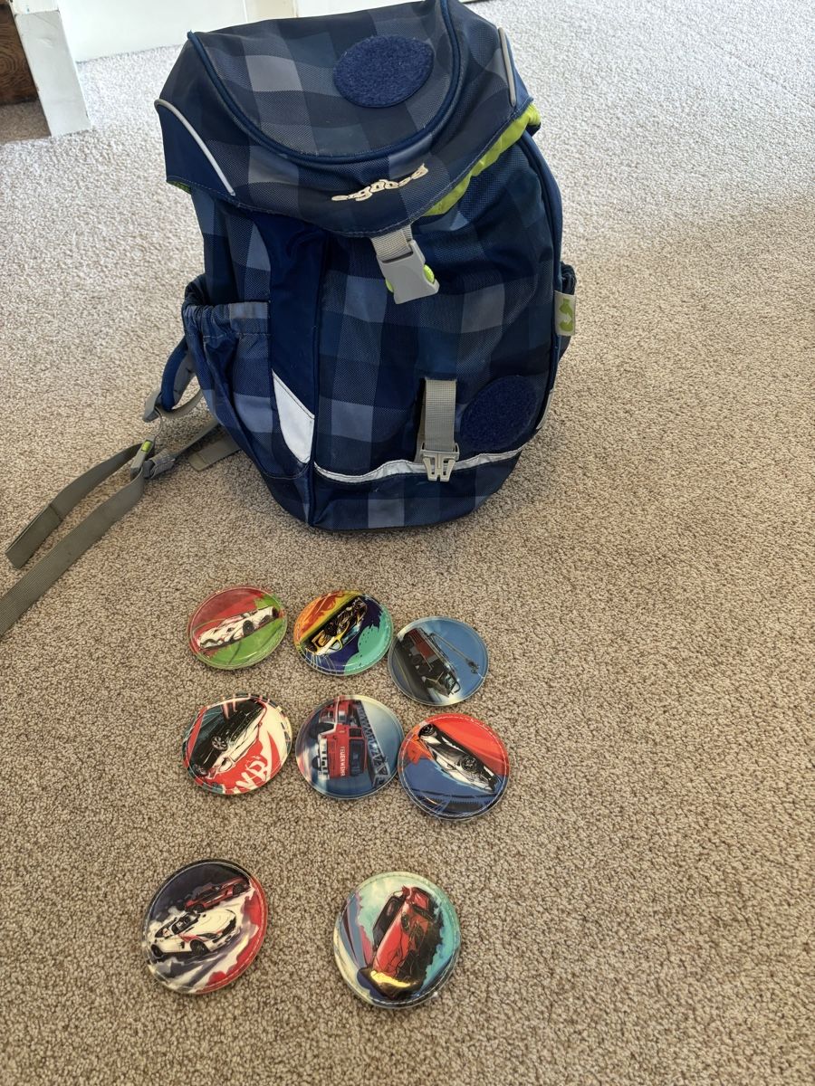 Ergobag Borse & Zaini: Ergobag Kindergartenrucksack mit 8 Kletties – Usato da Bern venduto da 81guggi 7