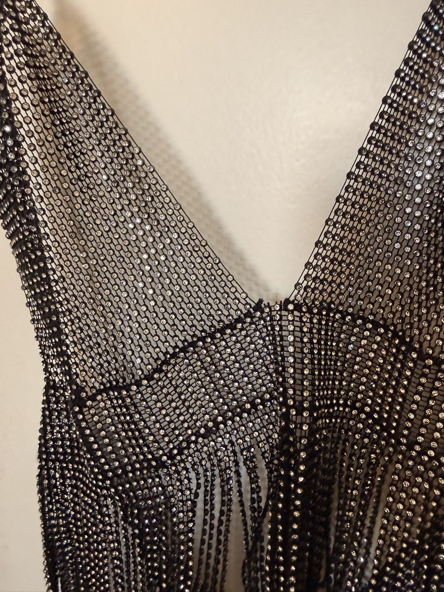 Tops: Schwarz Damen Kette Top mit Glitzer gr S – Neuf avec emballage d'origine à Belp par Lu96 1