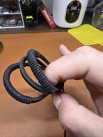 Lässiges Lederarmband, schwarz, verstellbar, Top Zustand