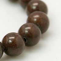 Jade Mashanjade Perlen 4mm braun, 1 Strang