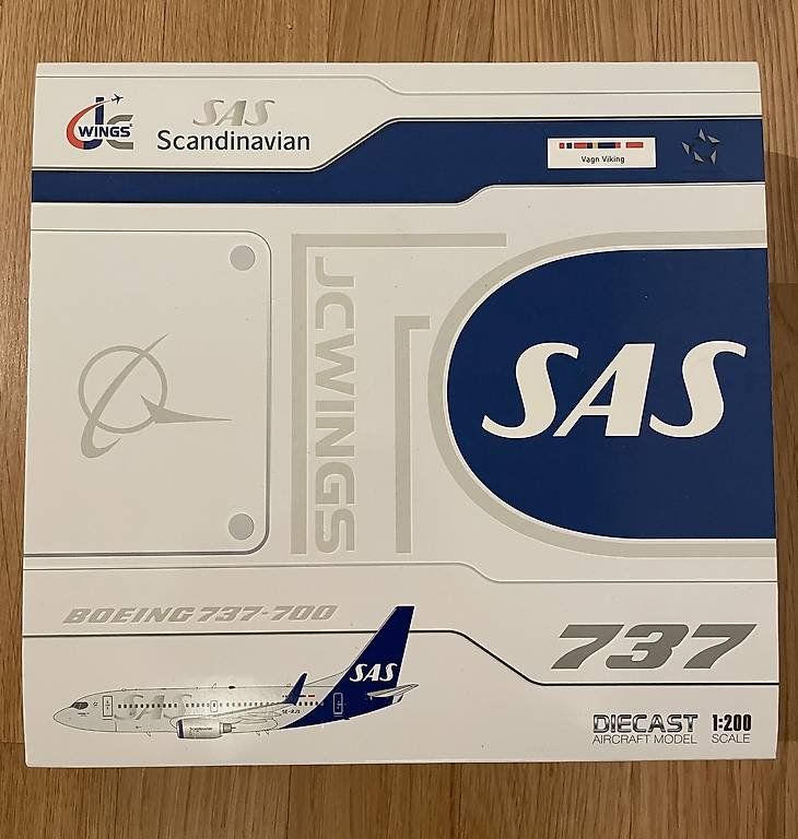Boeing Kit di modellismo & Modellini statici: SAS B737-700 / Flaps Down / 1:200 / JC Wings – Usato da Bülach venduto da jon_z9x8