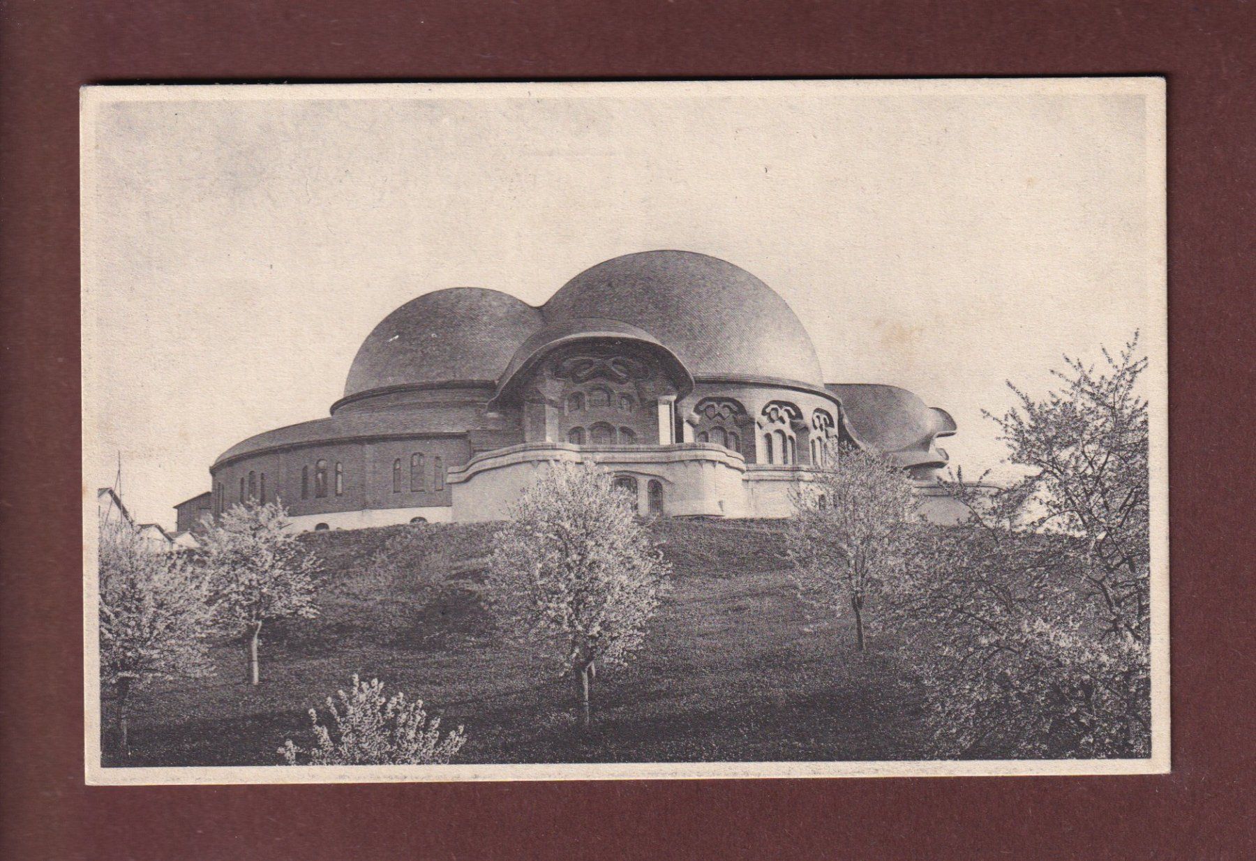 Cartoline postali: DORNACH - Goetheanum - 1920 – Usato da Pully venduto da nicecards-shop