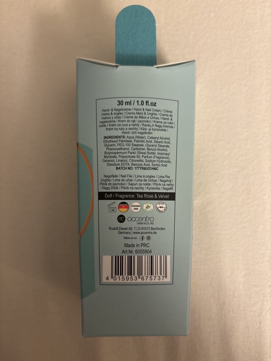 Pflegeprodukte: Handcare Set: Nagelfeile + Handcreme – Neu und originalverpackt aus Basel von anna123456789 1