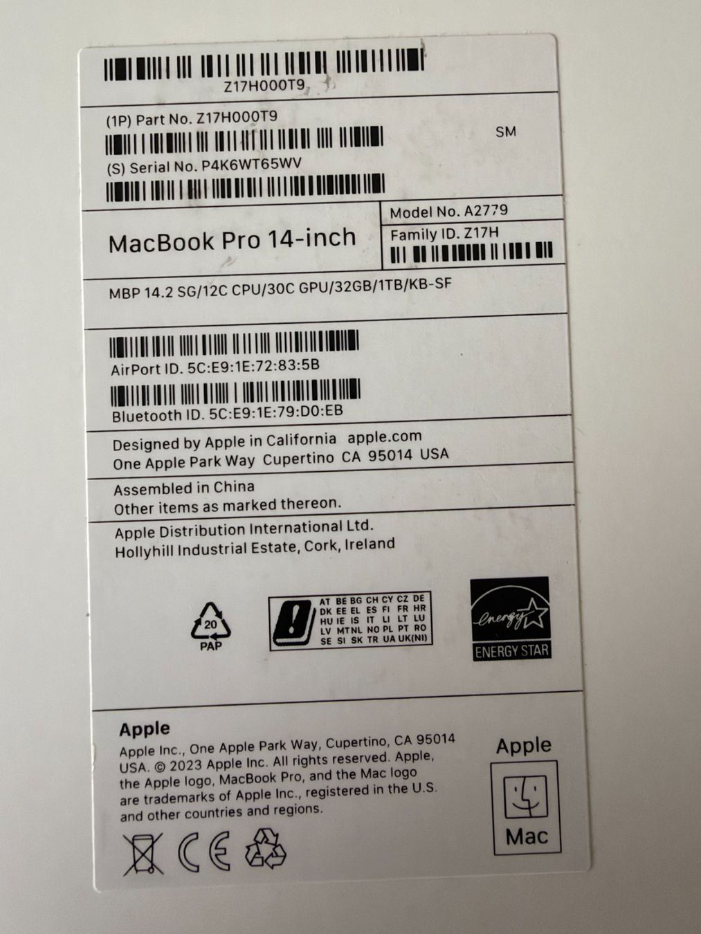 Apple Notebook: 14" Apple MacBook Pro M2 Max 32GB 1TB Space Grey – Usato da Bolligen venduto da mirama 3