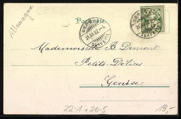 Cartoline postali: Litho Jude, Geschäftsmann und Polizist  – Usato da Berlin venduto da bartko-reher 1