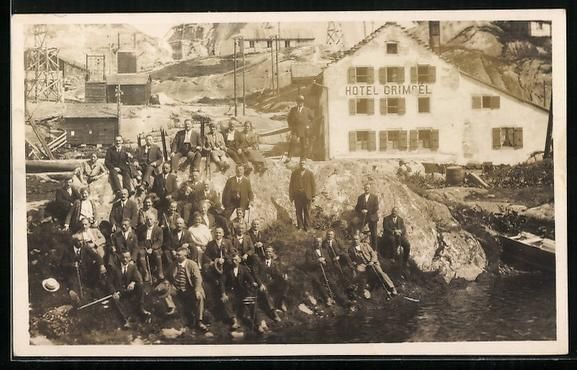 Ansichtskarten: Foto-AK Grimselpass, Blick auf das Hotel – Gebraucht aus Berlin von bartko-reher