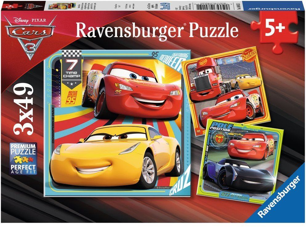 Ravensburger Puzzle 3x49 pc Disney Princess Adventure