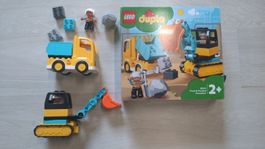 LEGO Duplo 10931 Camion et pelleteuse 2+ TBE 