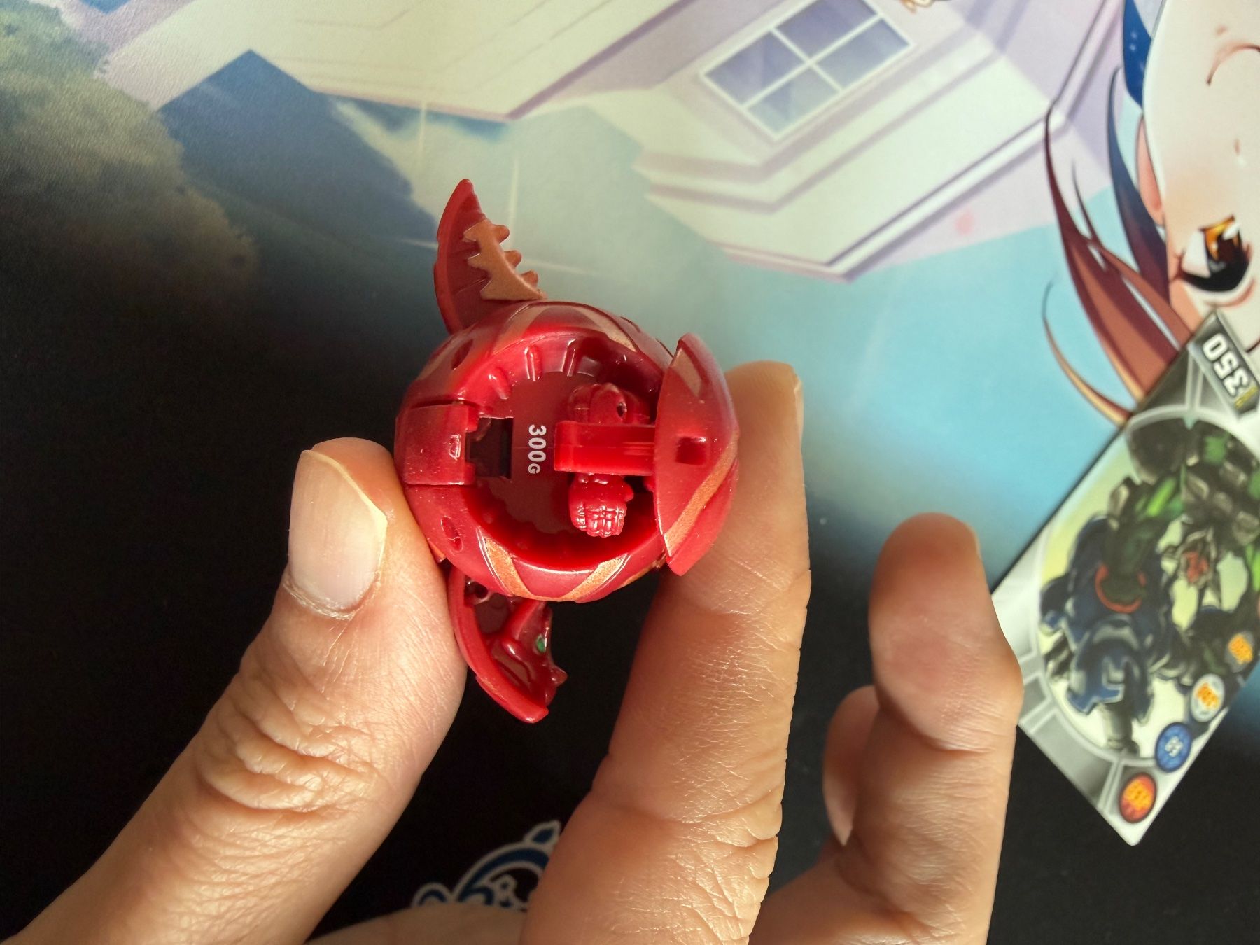 Giocattoli: Bakugan Battle Brawler Pyrus Saurus B1 Classic – Usato da Stadel venduto da silentjelly 1
