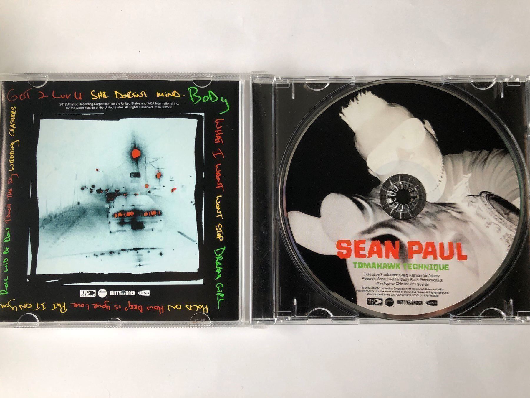 CD: Sean Paul CD - Tomahawk Technique – Usato da Oberried Brienz venduto da Chyara 2